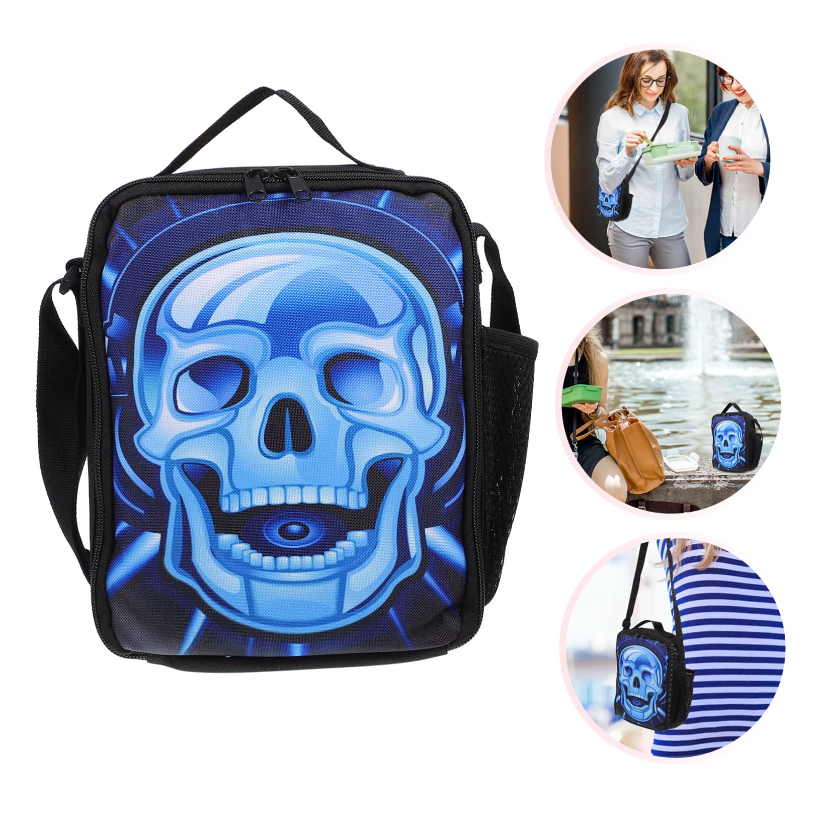 ABOOFAN 2piezas Bolsa De Almuerzo Infantil Personalizable Diseño Atractivo Mochila De Comida Para Exterior Fiambrera Práctica Para Colegio y Picnic