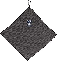 Vista 42 de Team Effort Collegiate - Toalla de microfibra gris de 15" x 15