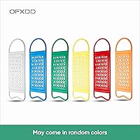 Vista 2 de Ralladores para cocina – Trituradora de cocina con mango – Rallador de mano plano – Ralladores de plástico, peladores y rebanadores para papas