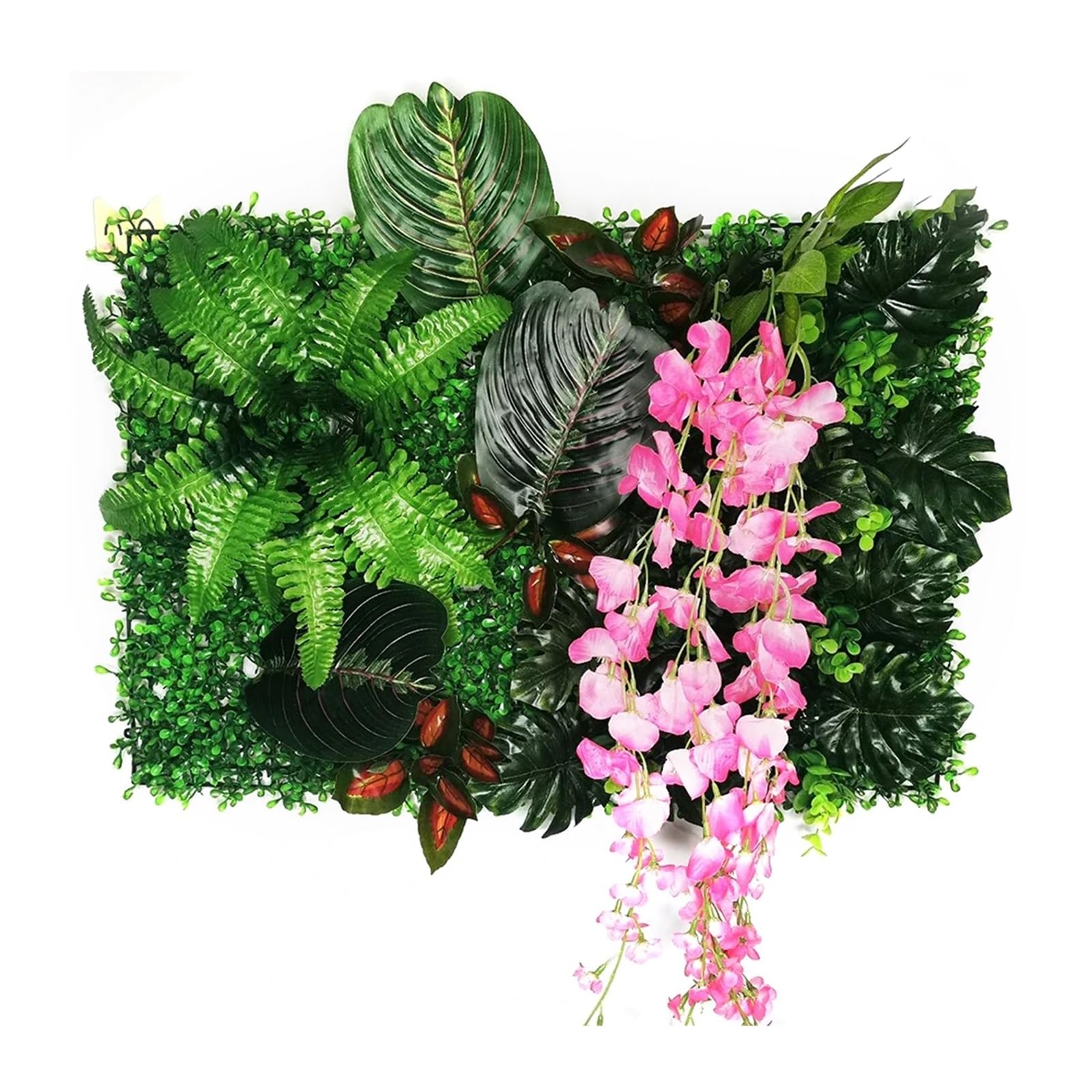 GYTTDERFL Artificial Turf Artificial Plant Grass Wall Lawn Fake Flower Wedding Decoration For Household Supplies(Style20)