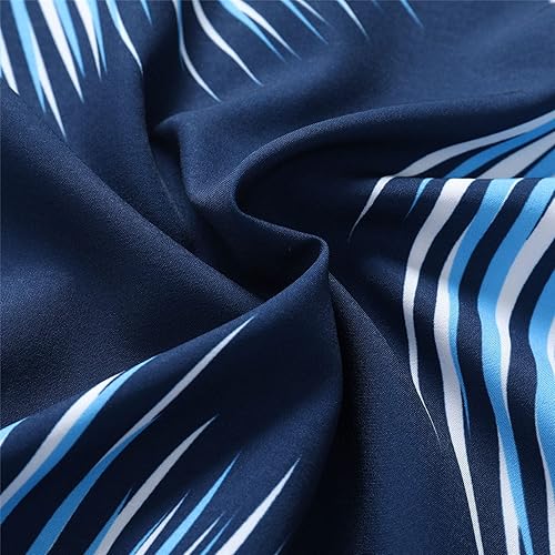 Miniatura 8 de SheLucki - Camisa hawaiana para hombre, unisex, de manga corta, con botones, para la playa y el verano, ropa casual estampada con sombra de palmas