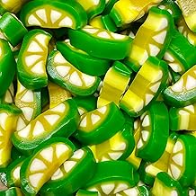 Lemon and Lime Sweets 400g Bag Resealable Pouch Peelable Sweets Candy