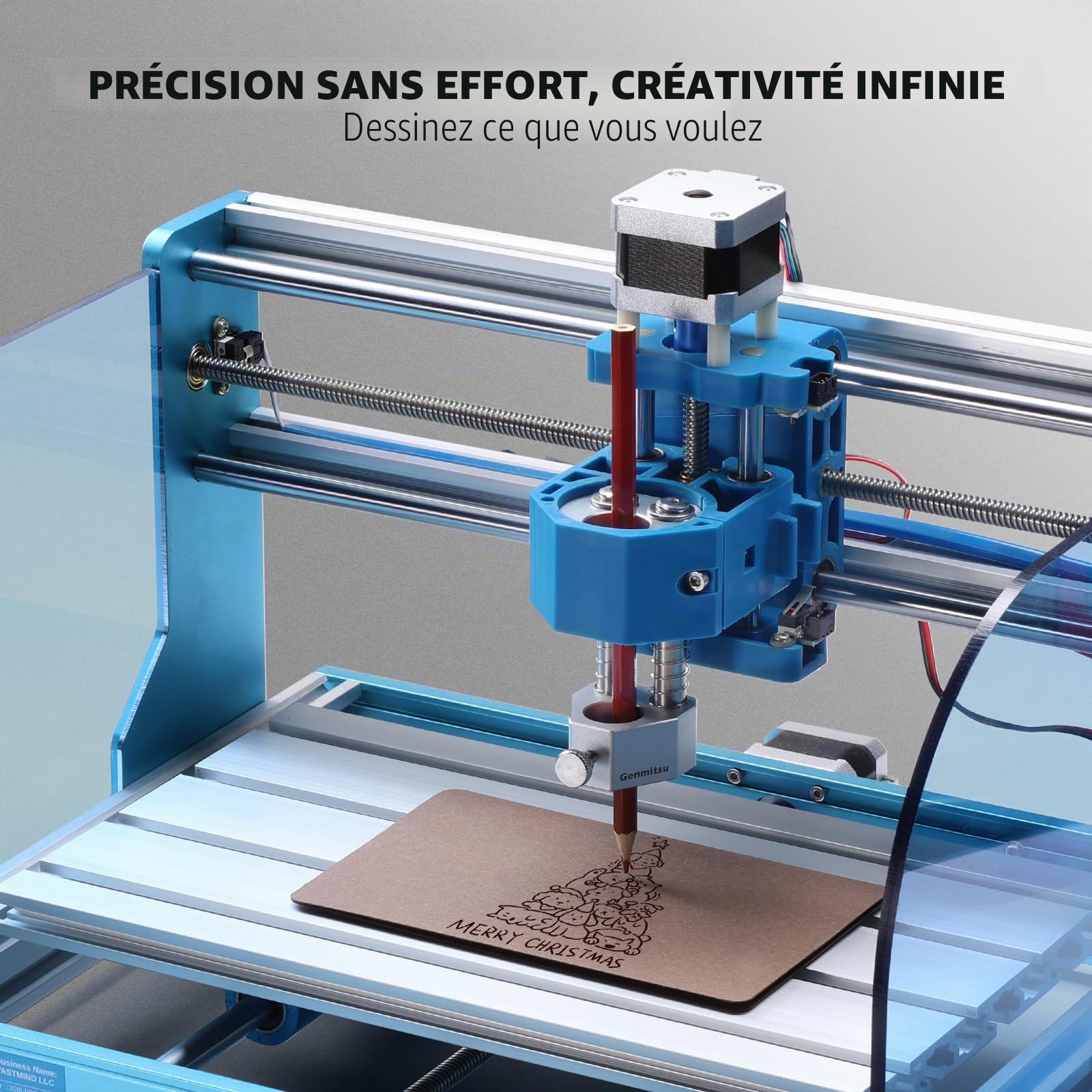 Outil de dessin de robot de routeur CNC Genmitsu, module de robot d'écriture manuscrite de traceur, transforme facilement la CNC en machine d'écriture