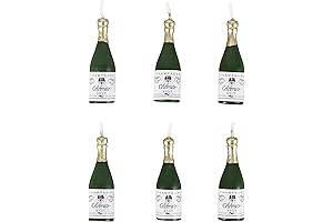 Wilton Champagne Bottles Sparkler Birthday Candles (6-Pack)