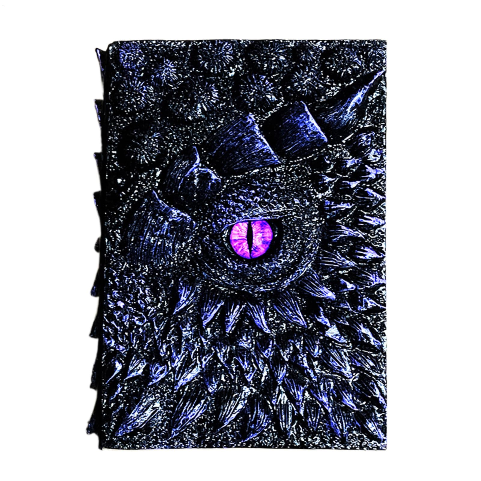 Dragon Eye Notebook, with Resin Embossed Cover, Decorative Fantasy Dragon Notebook, Gothic Writing Travel Notepad, Versatile Use, for Writing, Sketching or Journaling — image 1