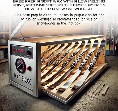 Miniatura 9 de ZUMWax - Cera de esquí y snowboard - Preparación de la base, limpiaviajealmacenamientotienda - 3.53oz - Excelente cera de almacenamiento de verano