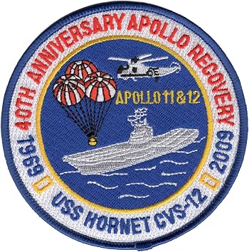 CVS-12 USS Hornet Collectible Novelty Patch 40th Anniversary Apollo Recovery