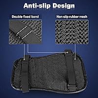 Vista 4 de Cojín Plegable de Gel para Asiento Trasero de Motocicleta de Pasajero, Estructura de Panal 3D Absorción de Impactos y Transpirable Almohadilla