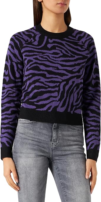 Ladies Short Tiger Sweater Jumper 