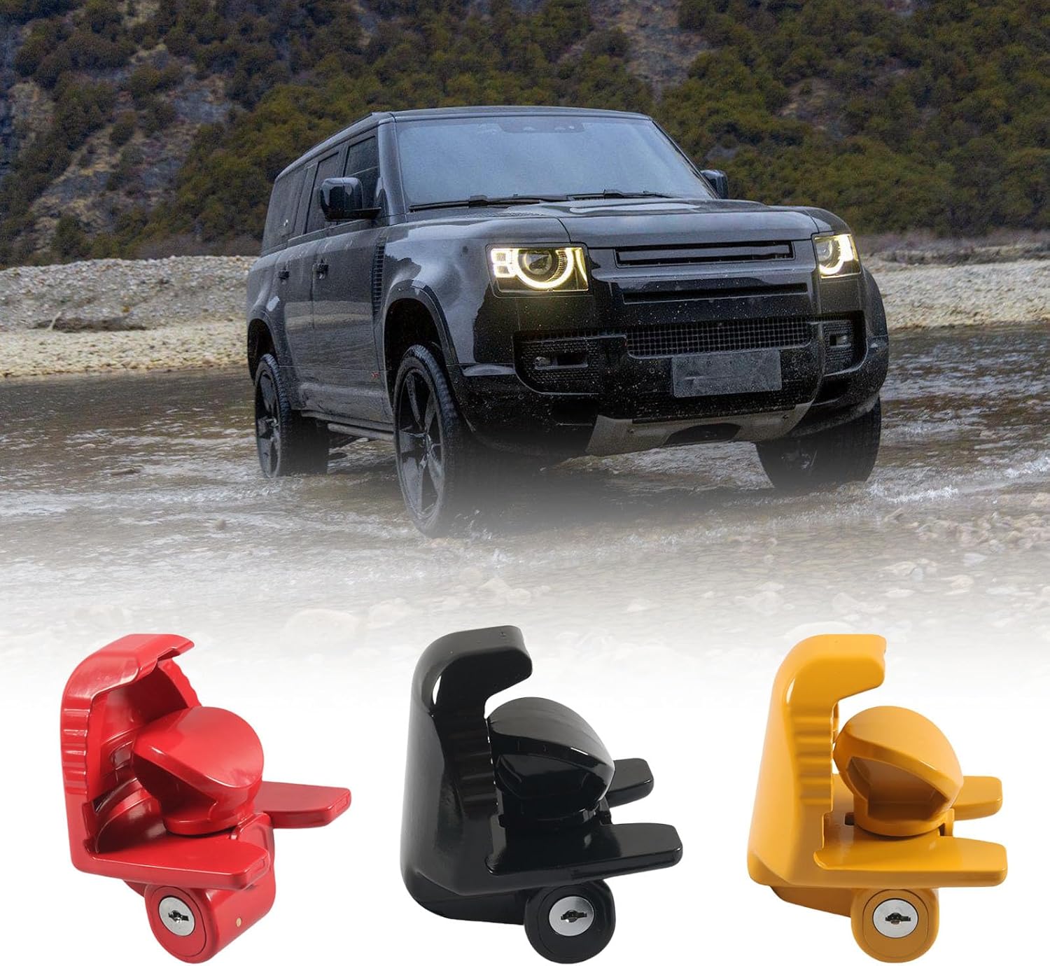 Trailer Locks Fit 1-7/8" 2" and 2-5/16" Couplers Aluminum Towing Coupler Versatile Security