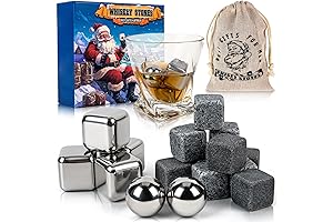 Best Whiskey Stones Gift Set of 16: Elevate Your Whiskey Experience with...
