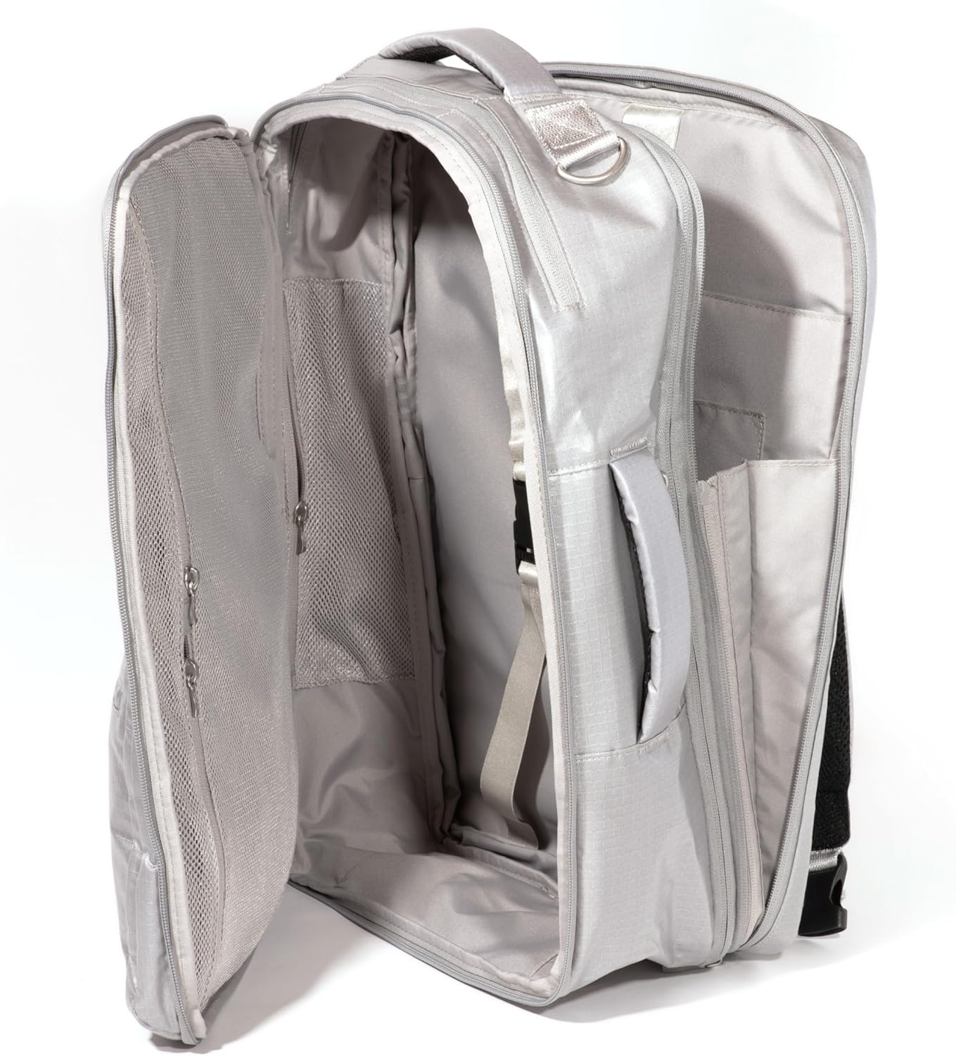 Baggallini Modern Convertible Travel Backpack - Lightweight 11.8"x17.7"x 8.5" Duffel Weekender w/Laptop Pocket - Image 12