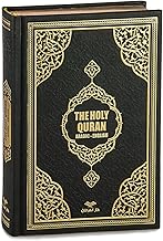 The Holy Quran: English Translation of The Noble Qur'an | English Translate Thermo Leather Covered Quran | Quran Size: 9.4*6.7 İnch / 24*17 cm | (Black, Quran)