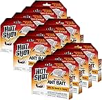 Hot Shot MaxAttrax Ant Bait, 0.07 oz Bait Stations, 4 Count, 12 Pack