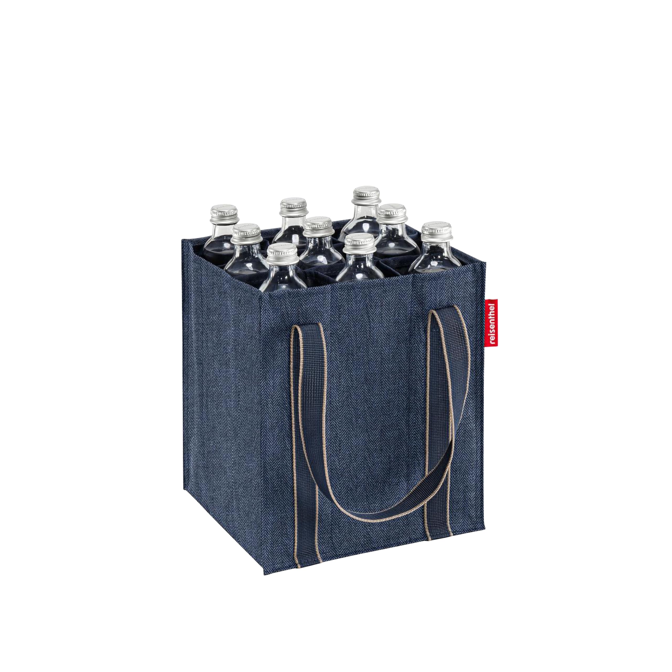 Reisenthel ZJ4113 BOTTLEBAG HERRINGBONE DARK BLUE Gym Bag Unisex Adult HERRINGBONE DARK BLUE Size Unica