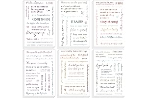 48 Inspirational Motivational Quote Planner Stickers for Journaling Scrapbook