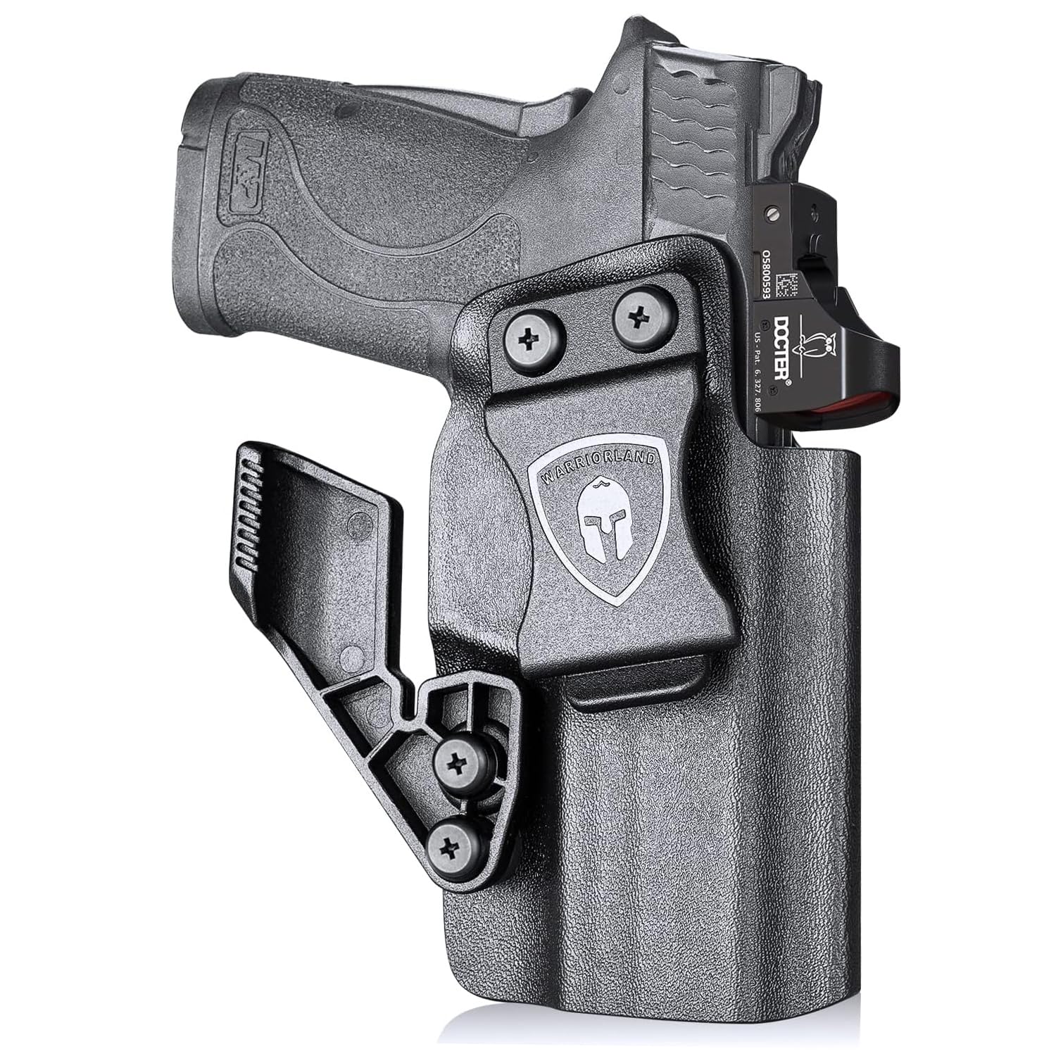 WARRIORLAND IWB Kydex Holster Optic Cut &Claw, Select Fit Glock 17/19/ 19X/ 43X/ 26/MOS, P365/P365X/ P365XL/ P320, Hellcat Pro/Echelon/Hellcat, Bodyguard 2.0, G2C/G3C, Shield Plus/EZ, M&P 9/.40 &More