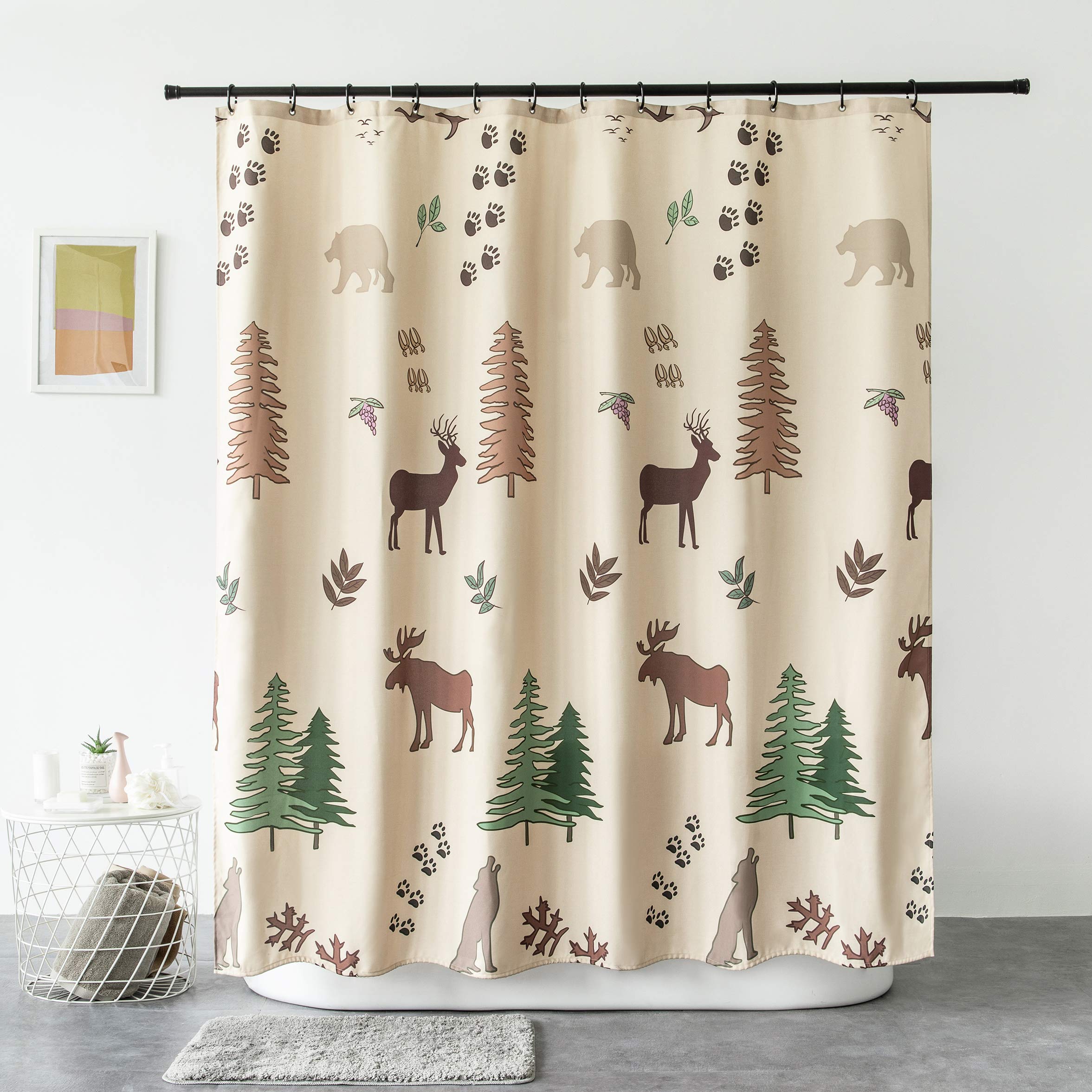 Deer Shower Curtains Curtains & Drapes 2023