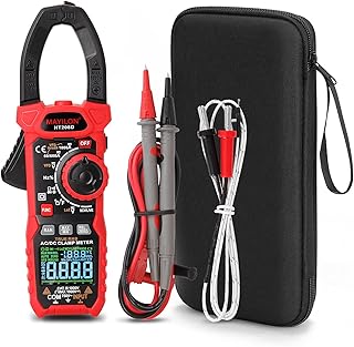 ERYUE Testador,HT208A / HT208D (Opcional) Pinça Multímetro Multímetro AC Corrente Contínua Voltagem Corrente Temperatura Diodo Teste de Continuidade NCV Multifuncional Multifuncional