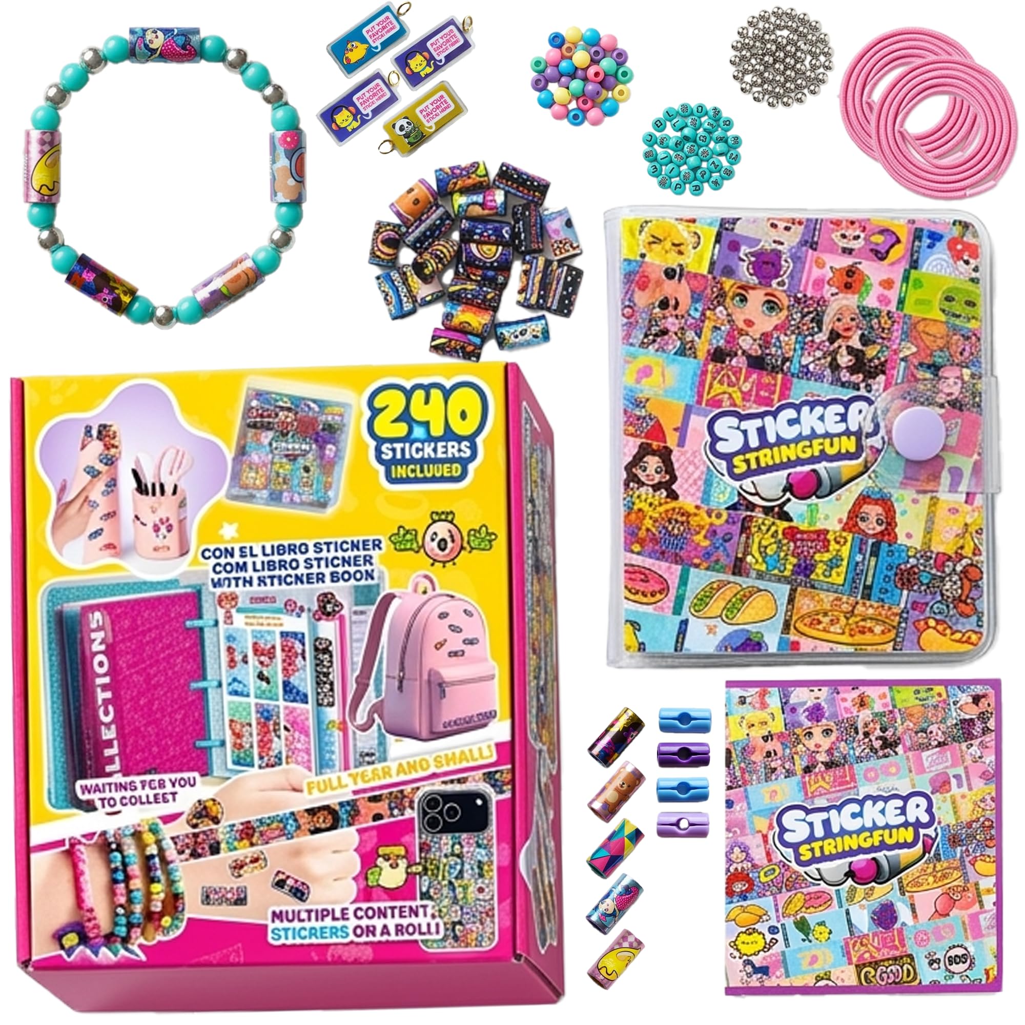 Sticky Rolls Bracelet & Sticki Rolls Bracelet with Sticky Rolls, Mystery Dumpling, Sticki Rolls, Sticky Roll Bracelet, Sticker Bracelet, Mystery Dumplings, Sticky Roll, Sticker Roll Bracelet & Kit-picture-29