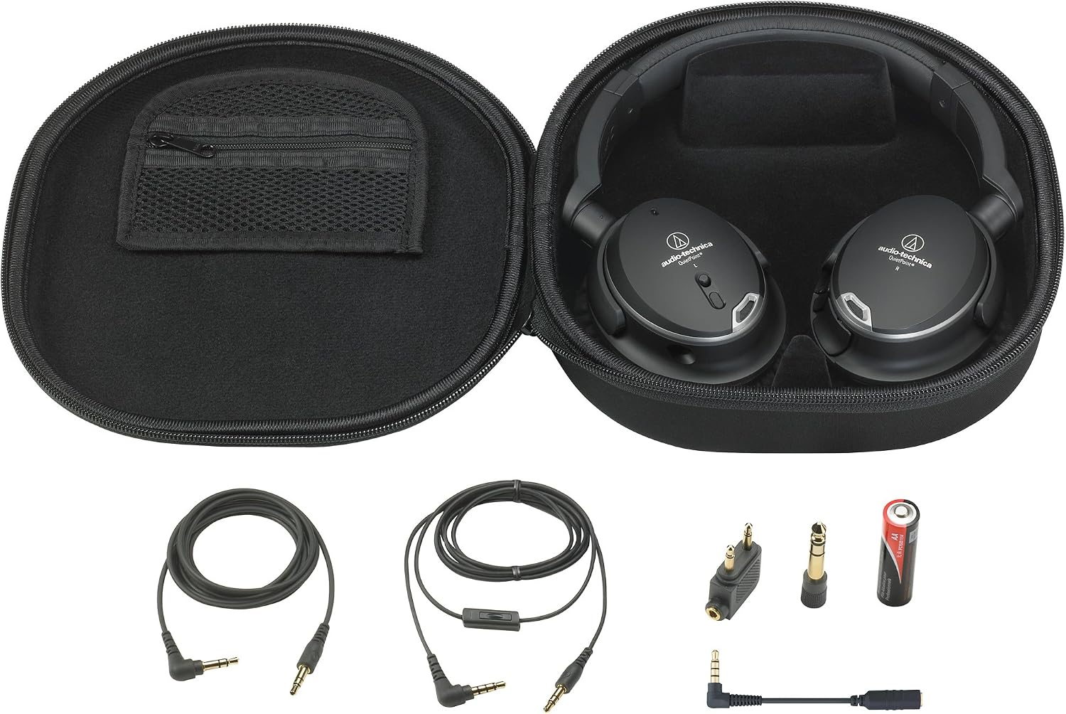 Audio-Technica ATH-ANC9 QuietPoint Active Noise-Cancelling Headphones