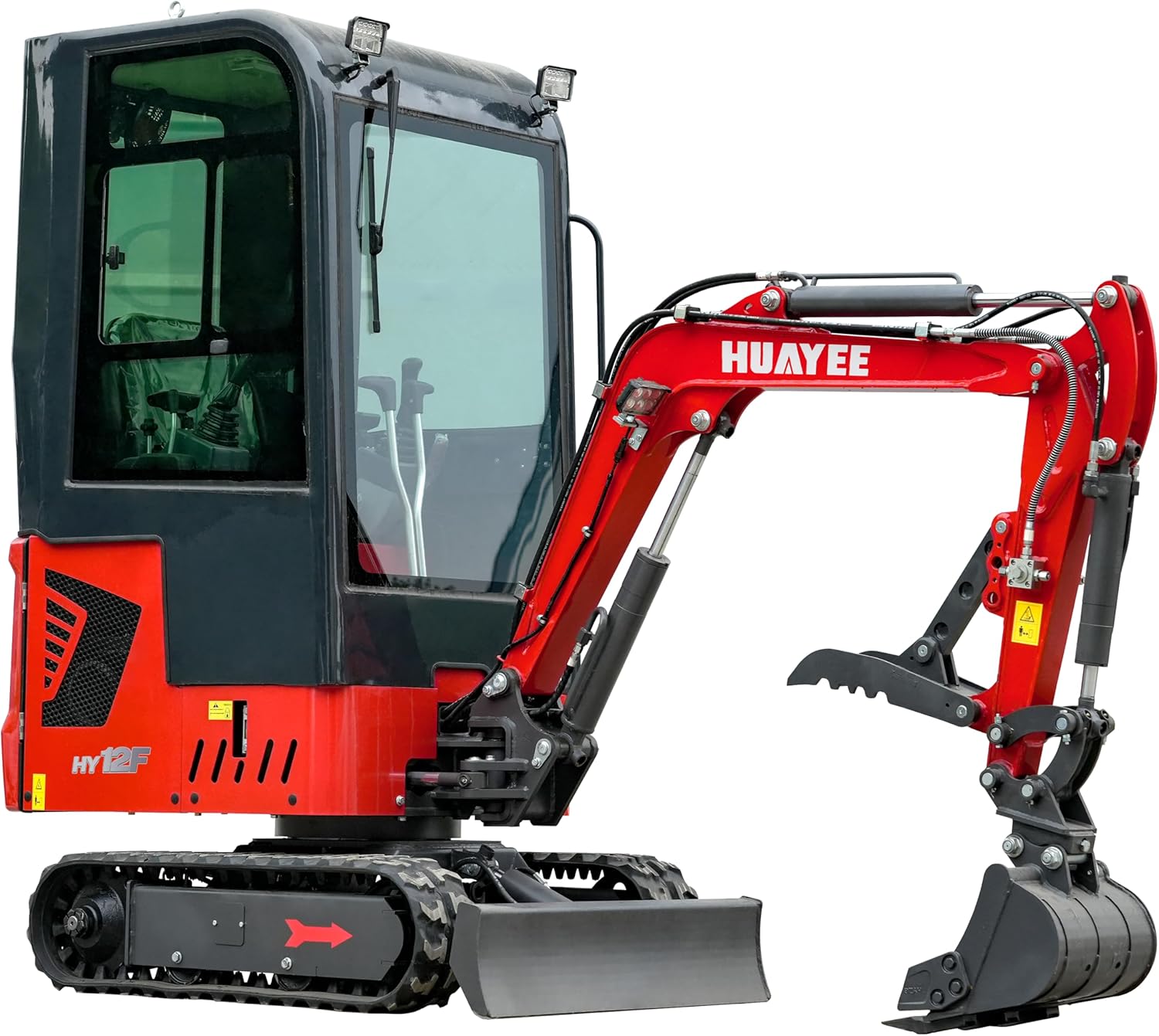 HUAYEE 1.4 Ton Cab Version Mini Excavator