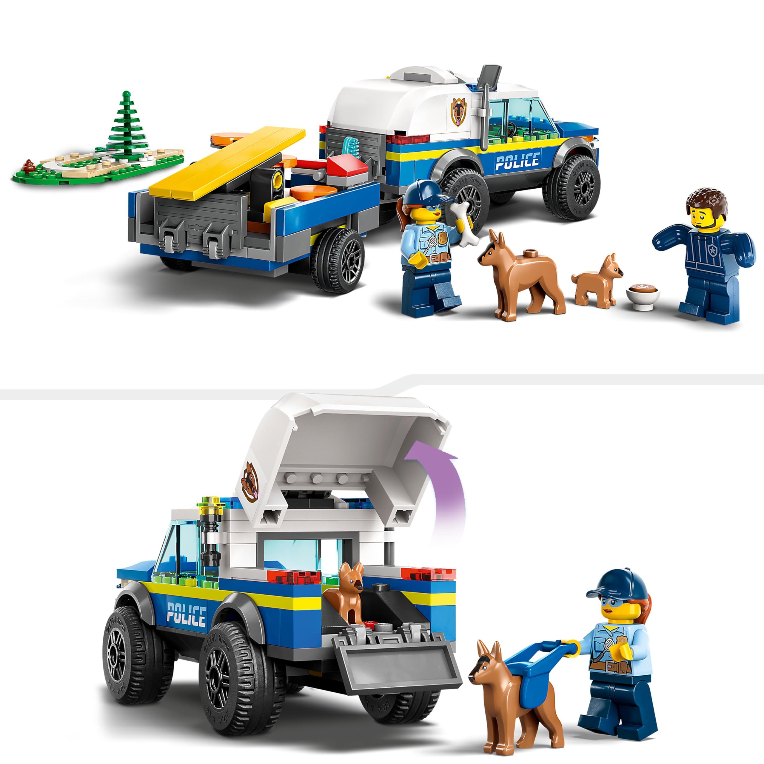 サ*ミ様 LLIC CHILD SCARLET EDITION LEGO® City Mobil Polis Köpeği Eğitimi 60369-5 Yaş ve Üzeri