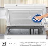 Hisense HCF145E Gefriertruhe, 141 Liter, sehr leise 40 dB, Klasse E, 60,6 × 55,9 × 85,8 cm, weiß - 7