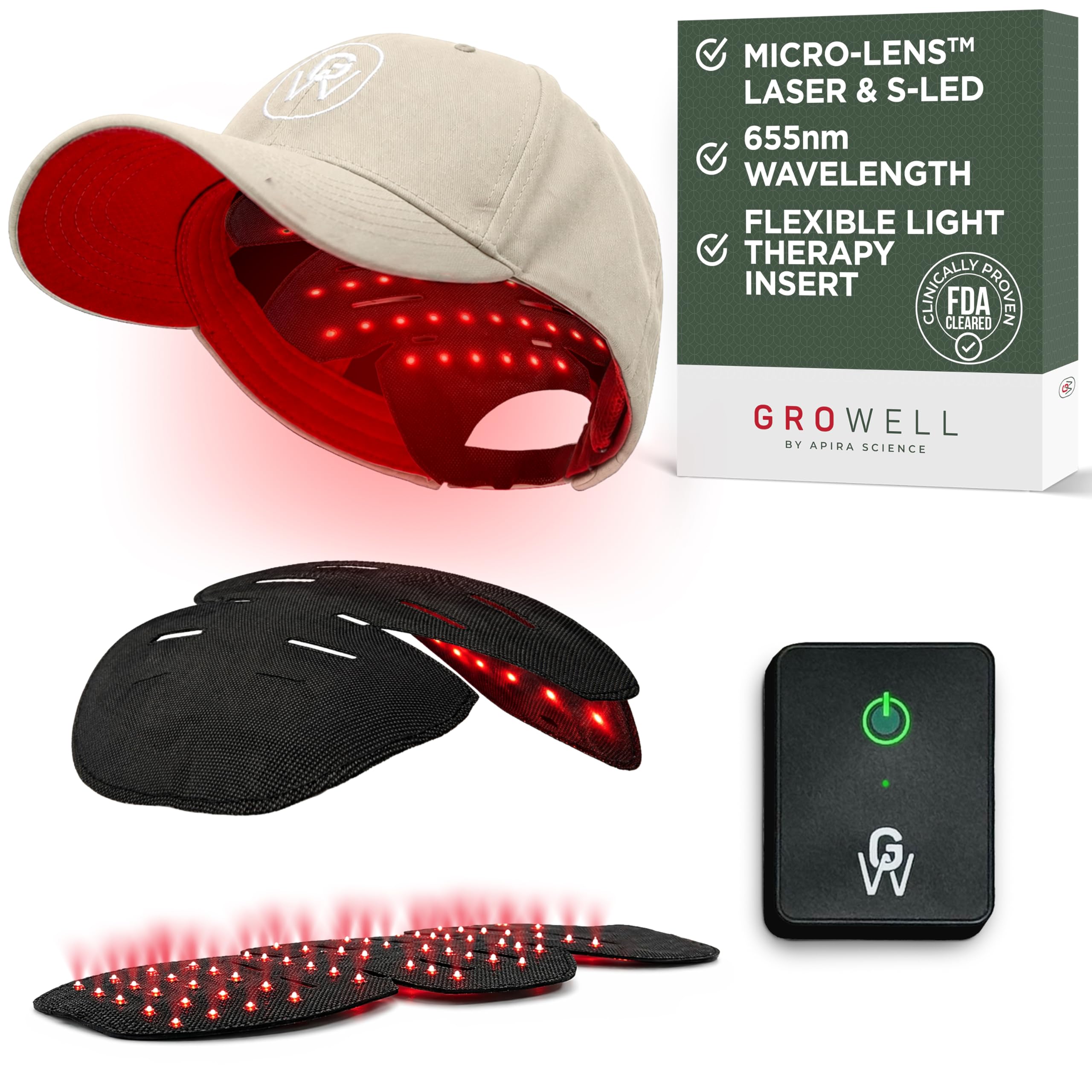 Amazon.com: GroWell Red Light Therapy Hair Growth Cap – FDA