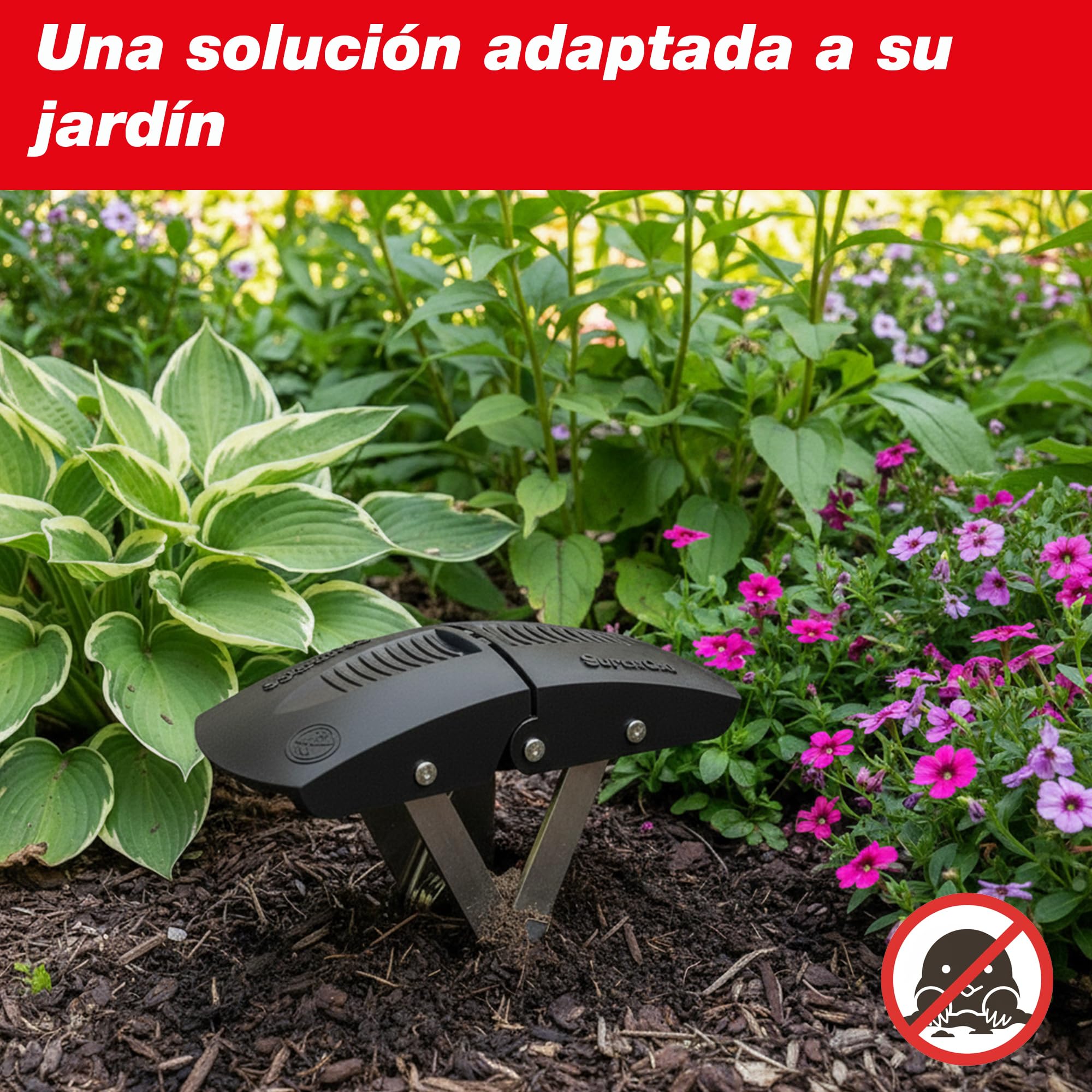 SWISSINNO SuperCat Trampa para Topos – Trampa Profesional de Alta Eficacia con Activación en Ambos Sentidos – Reutilizable y Segura – Control de Topos para Jardín
