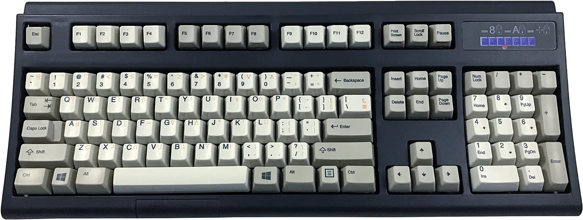 Unicomp Ultra Classic Model M US APL Black Buckling Spring 104 Key USB Keyboard