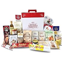 Cesti Natalizi Speciale Italia – Cesto Natalizio Gastronomico Gran Gourmet, Confezione Regalo Natale Maxi Formato con Panettone da 500g, Prodotti Dolciari e Alimentari, 20 pezzi