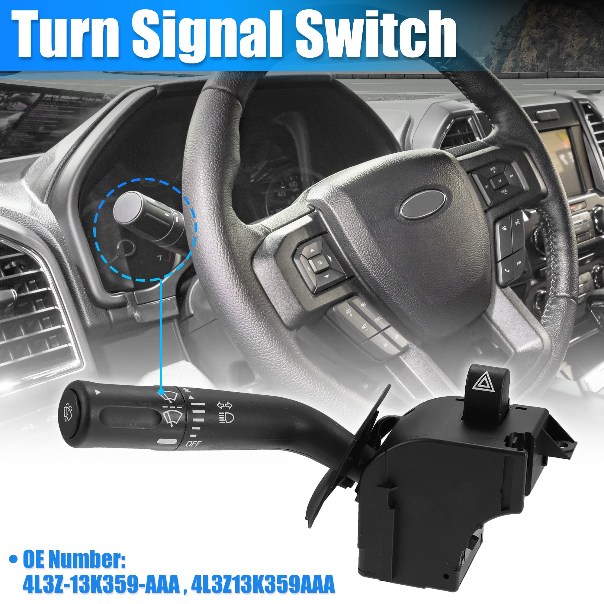 Mustang Turn Signal/Wiper Multifunction Switch 1994-1998