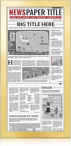 Vista 552 de LaVie Home - Portarretratos de 18 x 24 pulgadas, fotos de 16 x 20 pulgadas con paspartú, de 18 x 24 pulgadas sin paspartú, plexiglás pulido, Negro