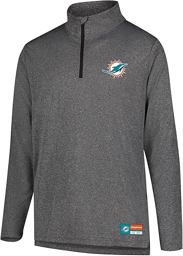 Miniatura 2 de Ultra Game NFL Men's Super Soft Quarter Zip Long Sleeve T-Shirt