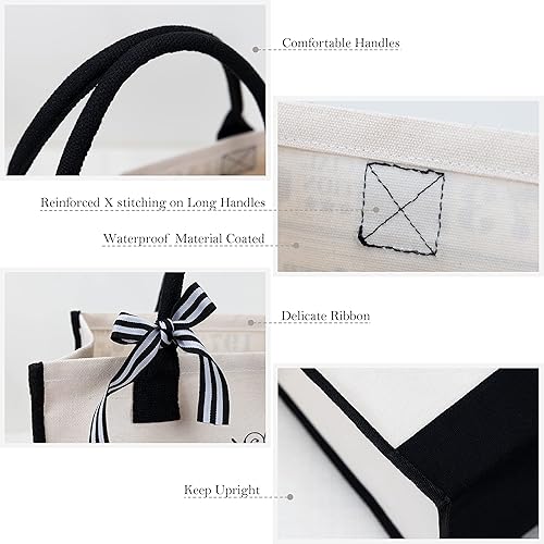 Miniatura 7 de Crisky Regalos de cumpleaños número 70 para mujer, bolsa de lona vintage 1954, bolsa de playa para esposa, hermana, madre, tía, amigos, regalos de