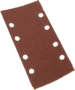 Silverline 282540 Hook and Loop 1/3 Sheets Punched 10pk 60 Grit ...