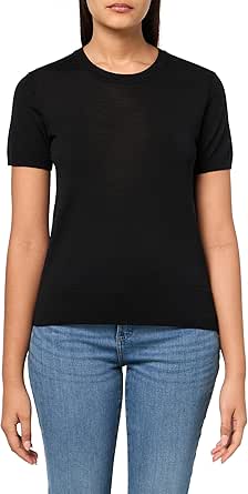 Cotton Bermuda Toile Short-Sleeve Shell Sweater
