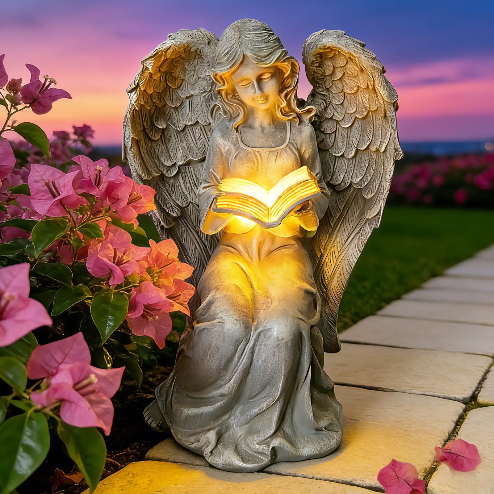 Vcdsoy Solar Angel Book Statue