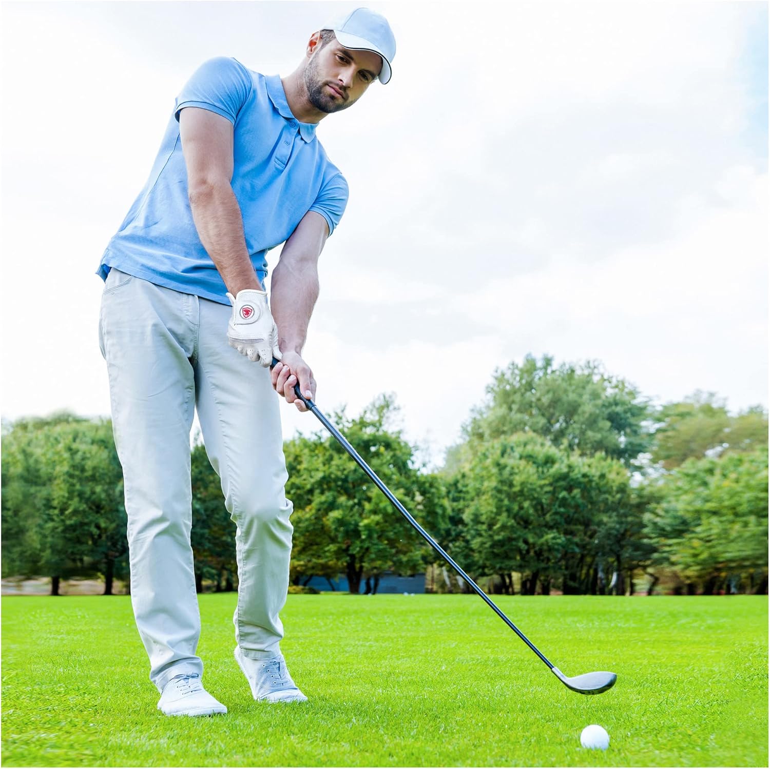 Golf Gloves Men Left Handed Golfer 2 Pack - 100% Cabretta Leather, Mens Golf Glove, All Weather Grip - Image 5