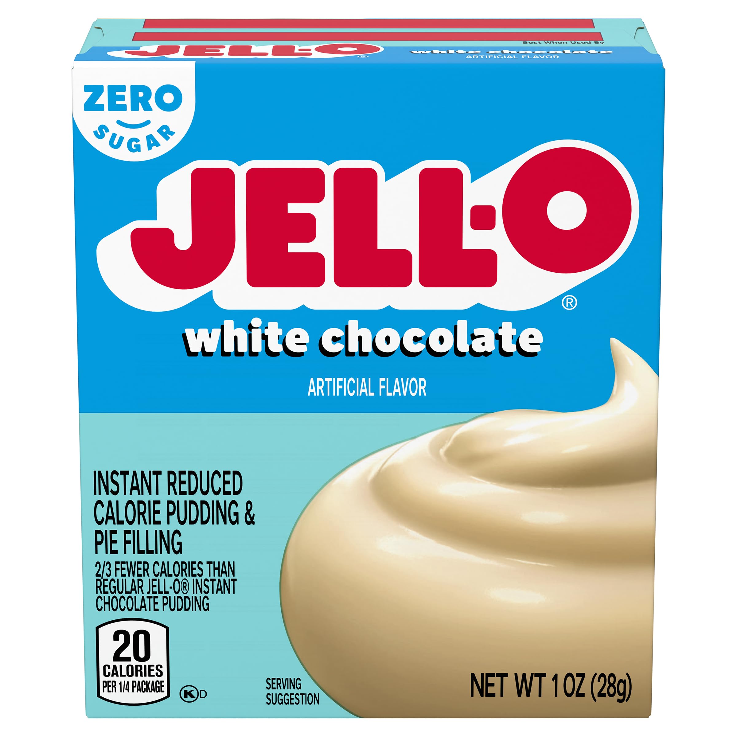 Jell-o Sugar-free Instant Pudding & Pie Filling, White Chocolate,1 Ounce (Pack of 4)