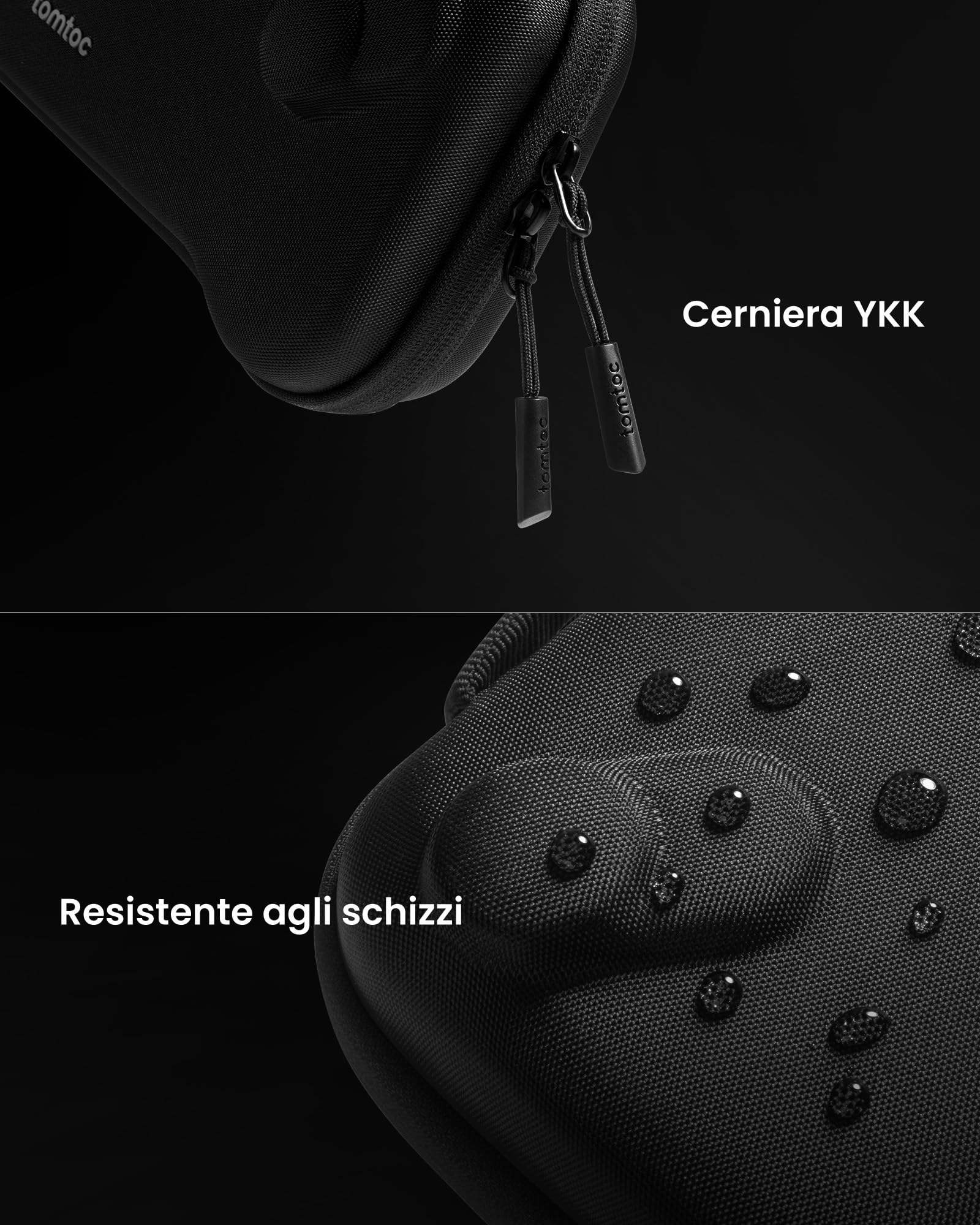 tomtoc Custodia da Trasporto Compatibile con ASUS ROG Xbox Ally / Xbox Ally X 2025, Case Sottile, Custodia Protettiva, Borsa Rigida Portatile da viaggio, Custodia Leggera da Viaggio, Regali Natale