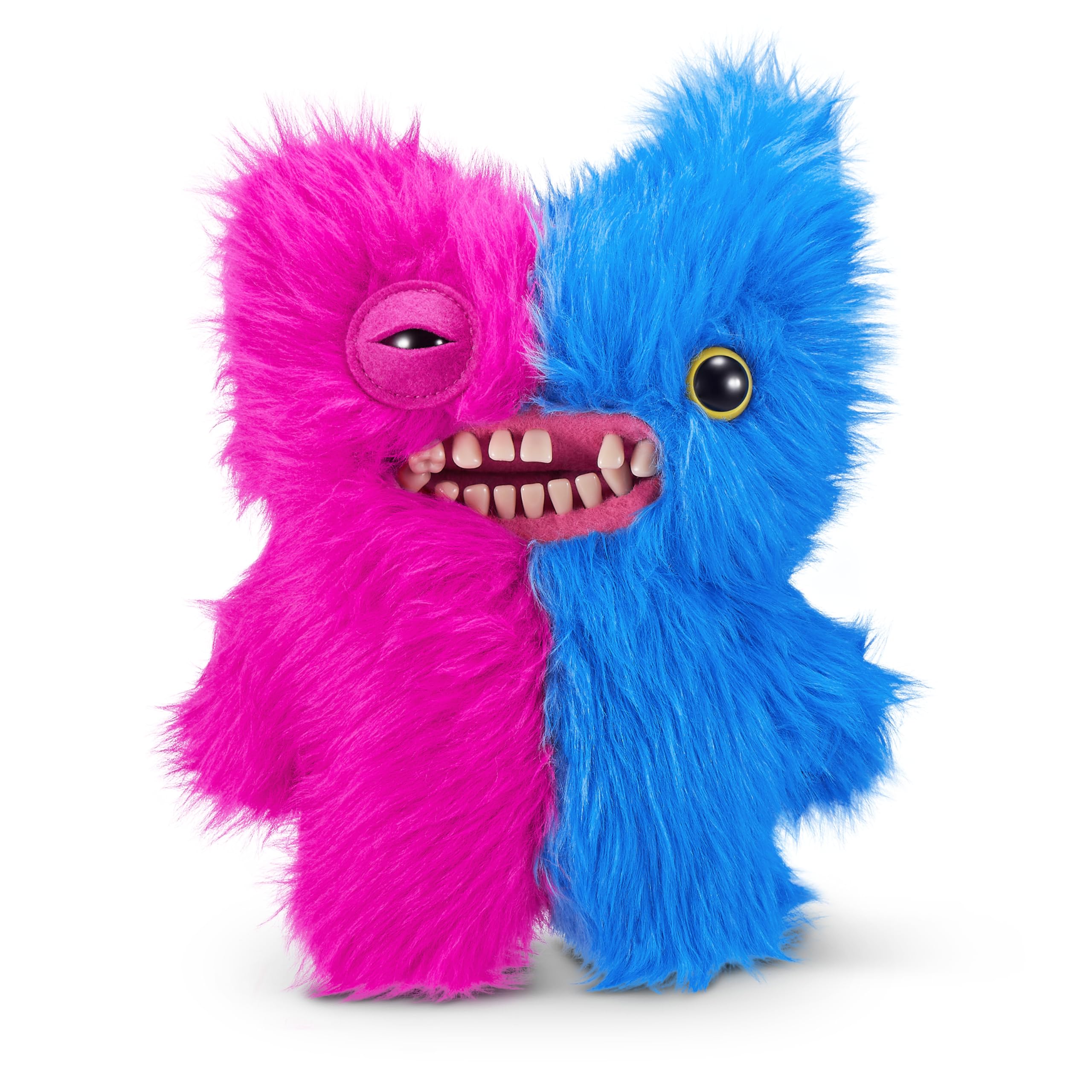 Fuggler Misfit Monsters 9-inch by ZURU, Funny Ugly Monster Plush Toy, Soft Doll Plushies for Kids and Adults (Squidge & Gaptooth Mcgoo)