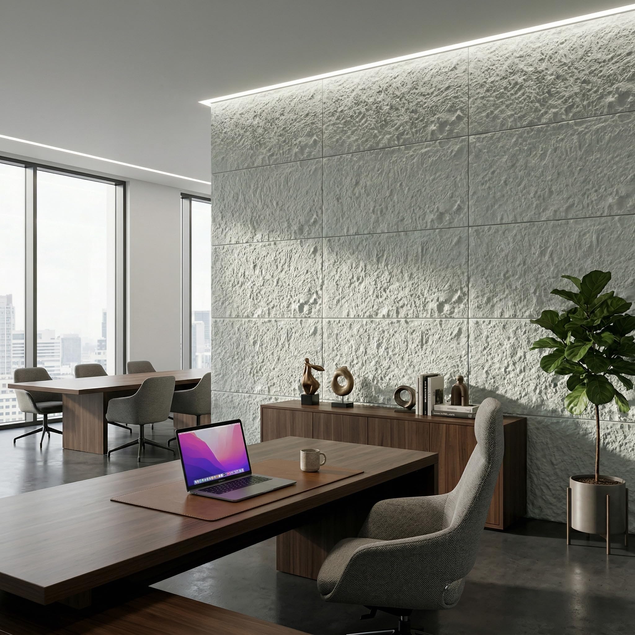 XMTECH Panele ścienne 3D o wyglądzie kamienia, 120 x 60 cm, PU okładzina ścienna, panele ścienne, wygląd kamienia naturalnego, do wnętrz, salonu, kuchni, łazienki, model A, kremowo-białe, 3 sztuki (3