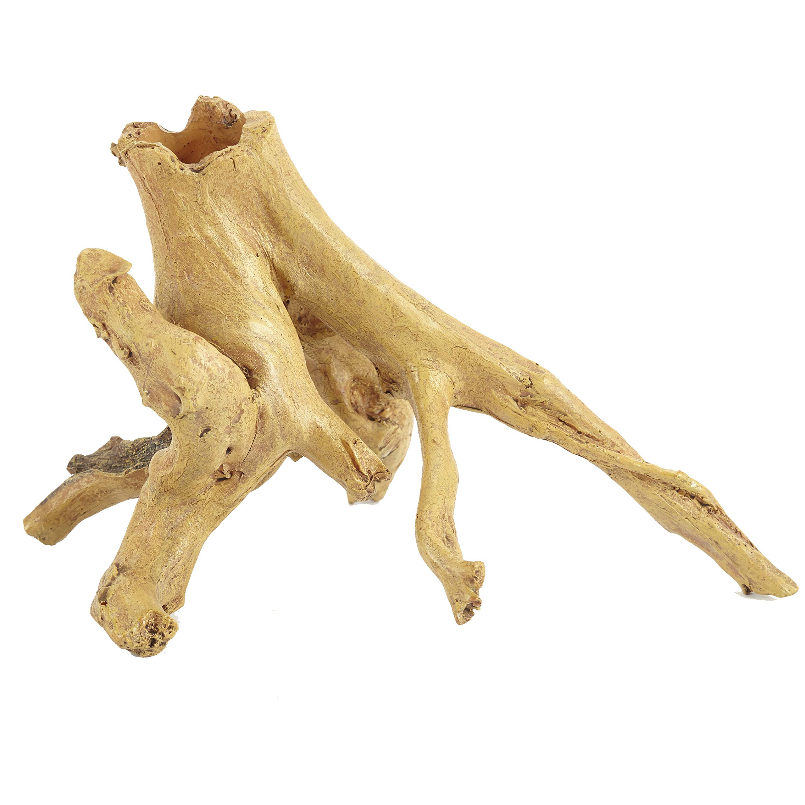 Pet Ting Obscure Wood Ornament Decoration Tropical Fish Lizards Tank Vivarium