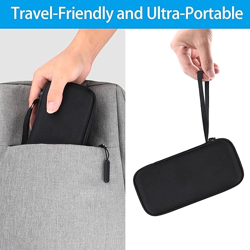 Miniatura 8 de khanka Anker Prime Power Bank, funda de 26,250 mAh, bolsa de viaje dura compatible con Anker Prime Power Bank 26K, 300W, solo funda (negro)