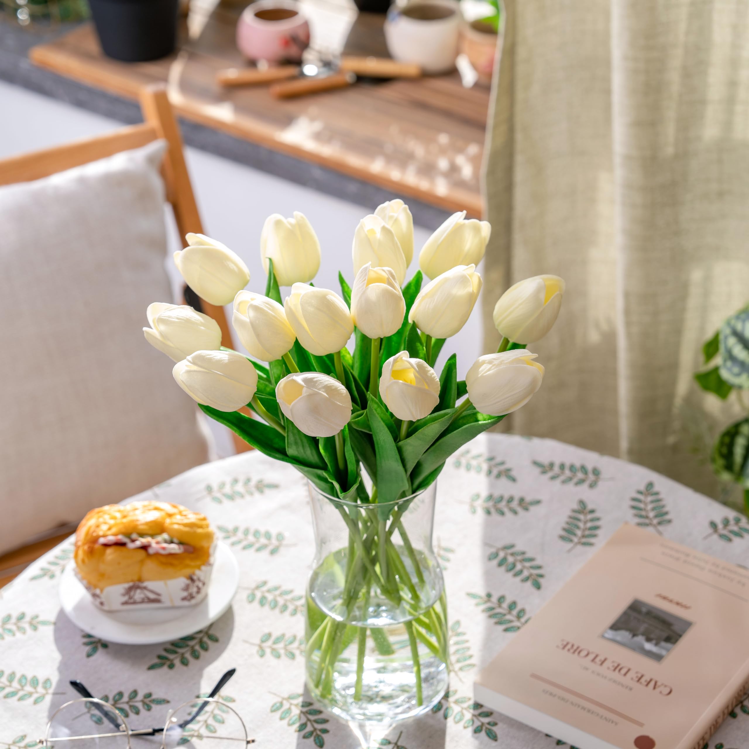 チュリップかびんあ Amazon.co.jp: ENOVA HOME 人工リアルタッチチューリップ