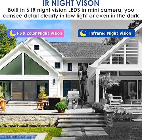 Miniatura 4 de Sin cámara Wifi, 24 horas de grabación continua AOV Cámaras de seguridad solar inalámbricas para exteriores, 4G LTE 2K cámara exterior para