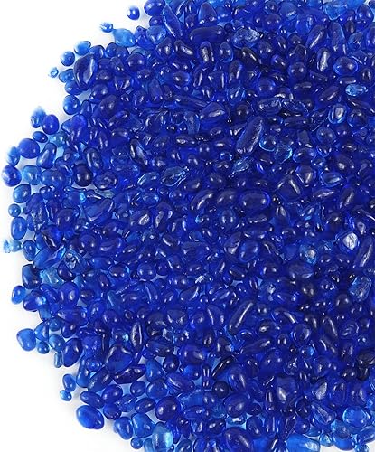 Miniatura 2 de Decorative Round Flat Glass Beads,Glass Marbles,Glass Pebbles,Vase Filler Beads for Fire Pit Crafts Aquarium Garden Decoration,3-6mm,1-Pound Jar