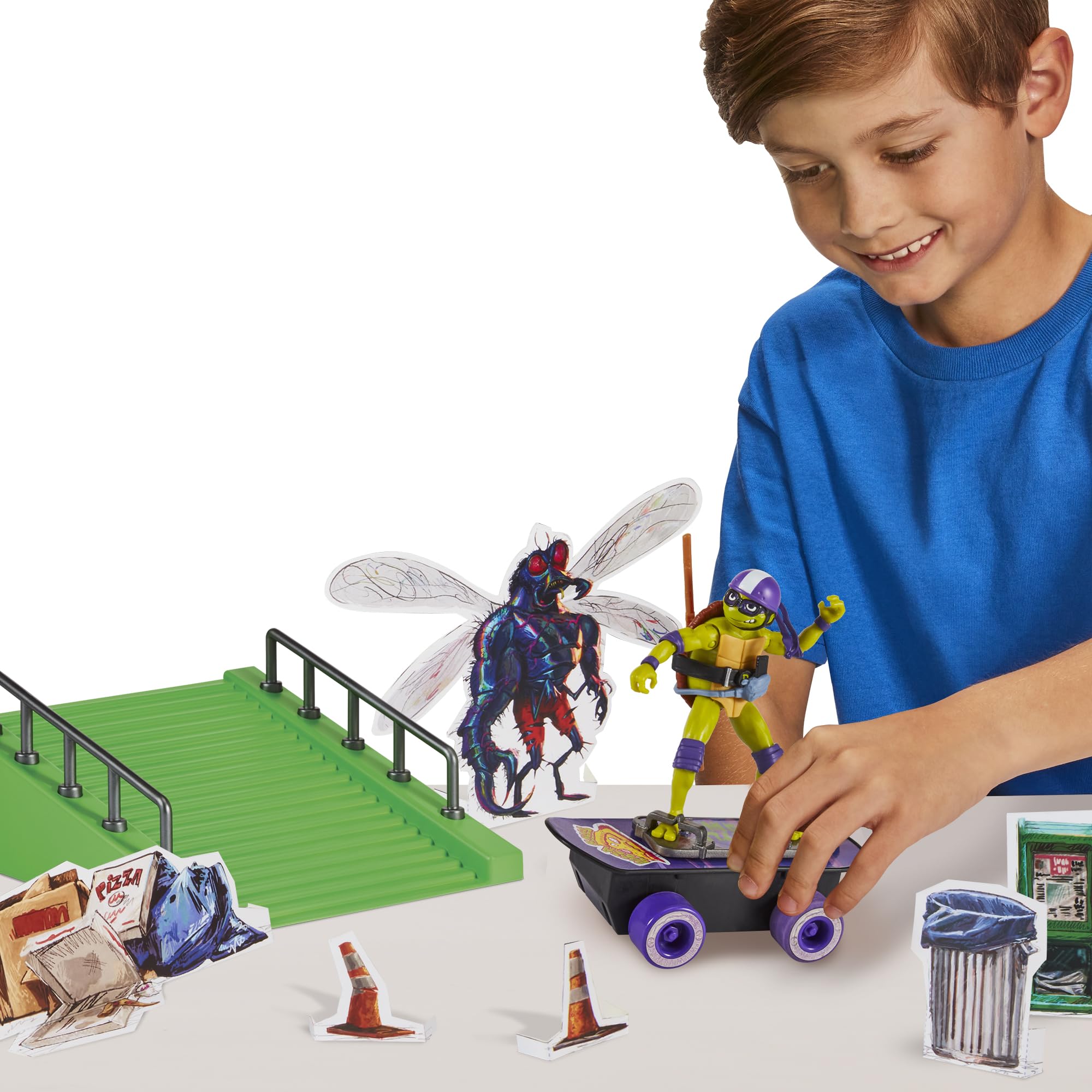 Teenage Mutant Ninja Turtles Monopatín Donatello, Exclusivo de Amazon
